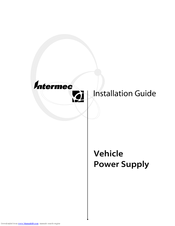 Intermec 851-041-001 Installation Manual