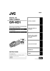 JVC HD1US - Camcorder - 1.18 MP Instructions Manual