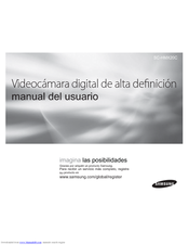 Samsung SC HMX20C - Camcorder - 1080p Manual Del Usuario