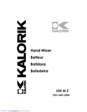 Kalorik USK M 2 Operating Instructions Manual