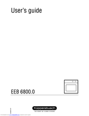 Kuppersbusch EEB 6800.0 User Manual