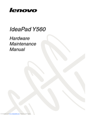 Lenovo IdeaPad Y560 Hardware Maintenance Manual