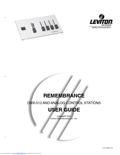 Leviton Remembrance 009-RMB81-012 User Manual