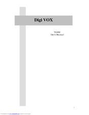 MSI DigiVOX A/D II User Manual