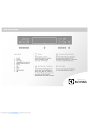 Electrolux EVY9741AAX Brief Instructions