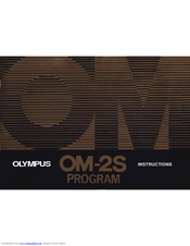 Olympus OM-2S PROGRAM Instruction Manual