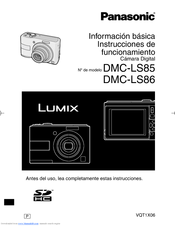 Panasonic DMC-LS85S - Lumix Digital Camera Instrucciones De Funcionamiento