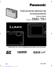 Panasonic DMC-TS1D - Lumix Digital Camera Instrucciones Básicas De Funcionamiento