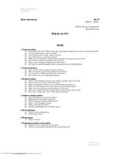 PLUS Vision M-5 Frequently Asked Questions Manual