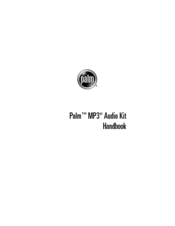 Palm MP3 Audio Kit Handbook