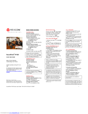 Polycom 2200-12651-001 Quick User Manual
