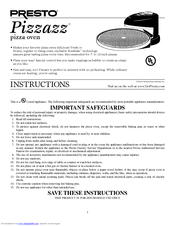 Presto 3430 Instructions Manual