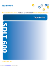 Quantum SDLT 600 User Manual