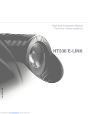 Sim2 E-LINK HT300 User And Installation Manual