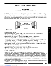 Xantech 599-00 Installation Instructions