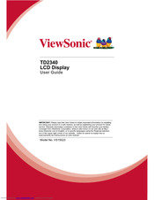 Viewsonic V3D231 User Manual
