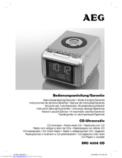 Aeg SRC 4306 CD Instruction Manual