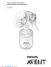 Philips AVENT SACALECHES MANUAL AVENT SCF330/20 MONOVARSALUD 
