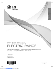 LG LRE3025ST Owner's Manual