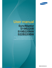 Samsung SyncMaster S19B220NW User Manual