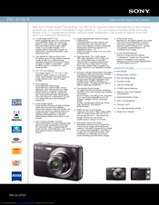 Sony DSC-W120/B Specifications