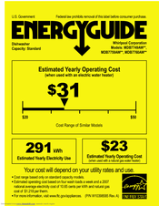 Maytag MDB7759AW Series Energy Manual