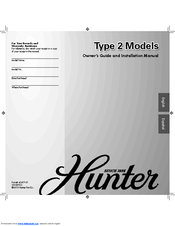 Hunter 25120 Owner's Manual