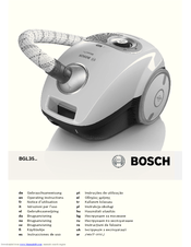Bosch BGL3522GB Operating Instructions Manual
