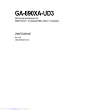 Gigabyte GA-890XA-UD3 User Manual