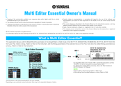 Yamaha Essential Owner's Manual