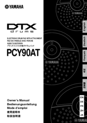 Yamaha DTX Drums PCY90AT Owner's Manual