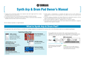 Yamaha Synth Arp Owner's Manual