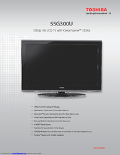 Toshiba 55G300U Specifications