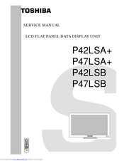 Toshiba P42LSB Service Manual