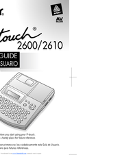Brother P-touch PT-2610 User Manual