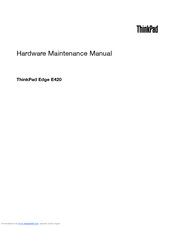 Lenovo 1141BTU Hardware Maintenance Manual