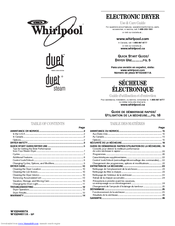 Whirlpool WGD9450WL Use And Care Manual