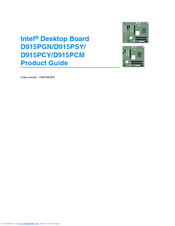 Intel D915PGN - Desktop Board Motherboard Product Manual