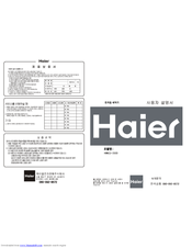 Haier HWM33-200D User Manual