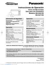 Panasonic NNSA710 Instrucciones De Operación