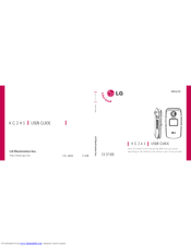 LG KG245 -  Cell Phone 8 MB User Manual