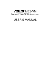Asus MEZ-VM User Manual