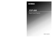 Yamaha YSP800S - Digital Sound Projector Five CH Speaker Owner's Manual