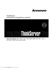 Lenovo ThinkServer 3074 Información De Garantía Y Soporte