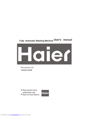 Haier HWM60-0566B User Manual