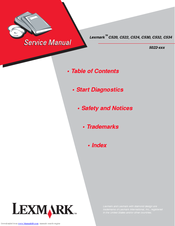 Lexmark C532dn Service Manual