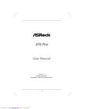 ASRock 970 Pro User Manual