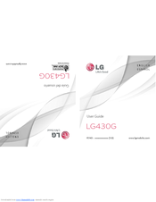 LG 430G User Manual