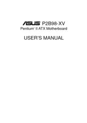 Asus P2B98-XV User Manual