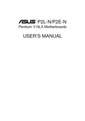Asus P2E-N User Manual